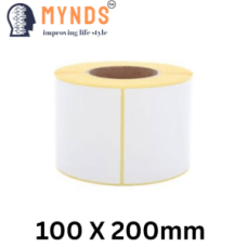  Paper Barcode Label Roll - 100 X 200mm 