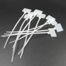 Ethernet Wire Zip Ties Cable Mark Tags ,6 Inch -Set of 100 Pieces Nylon Flexible Straps Cable Tie
