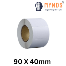 Paper Barcode Label Roll – 90 X 40mm