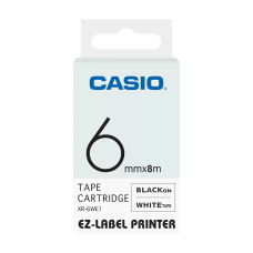 CASIO 6mm X 8m label printer tape XR-6WE1 - CG83