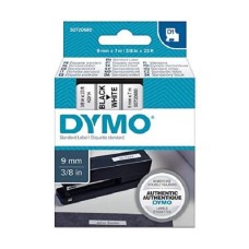 DYMO 9mm X 7m D1 Labels (Black/White)