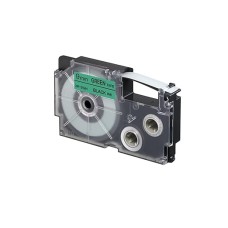 Casio XR-9GNI-W-DJ Label Printer Tape (Black and Green)