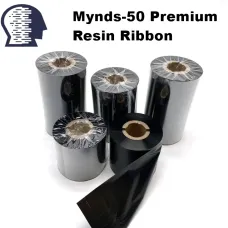 Mynds 50 Premium Resin Ribbon 110mm x 74m, Half-Inch Core Mynds 50 Premium Resin Ribbon 110mm x 74m, Half-Inch Core